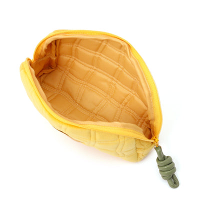 Quilting Pouch Lattice Wave S Yellow