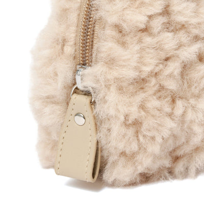 Boa Round Pouch Beige