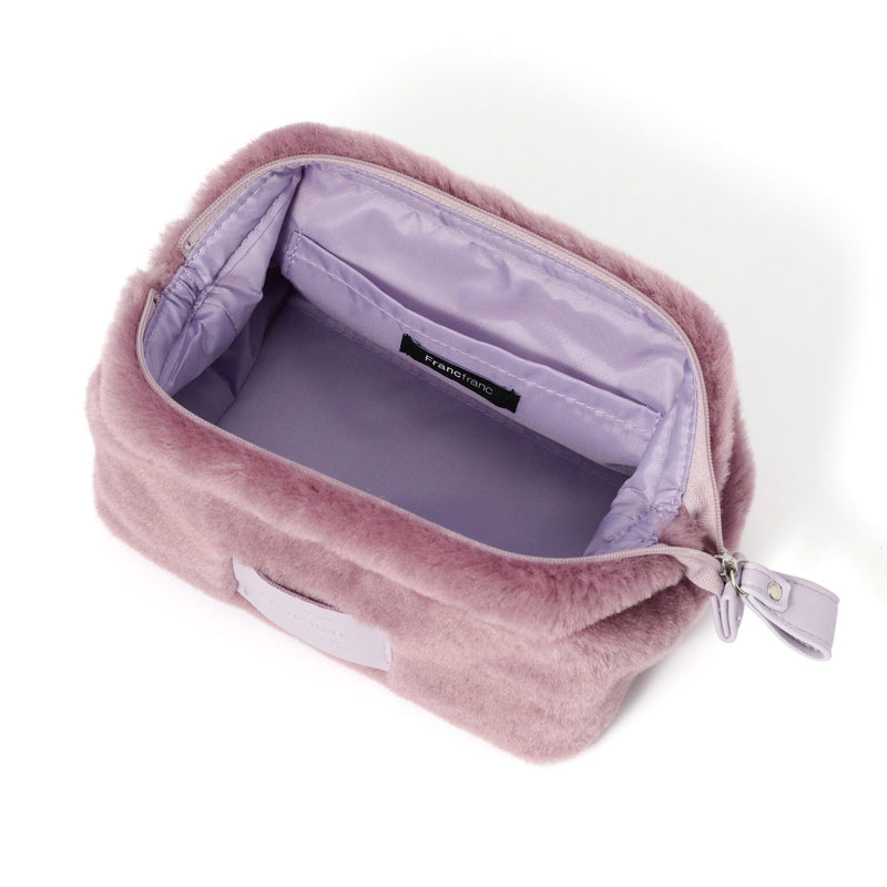 Fur Wire Pouch Purple