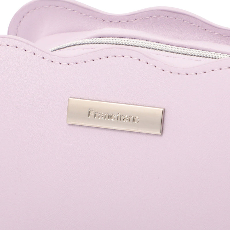 Wave Shape Pouch S Light Purple