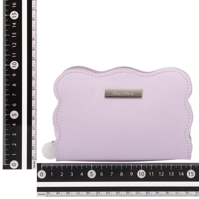 Wave Shape Pouch S Light Purple