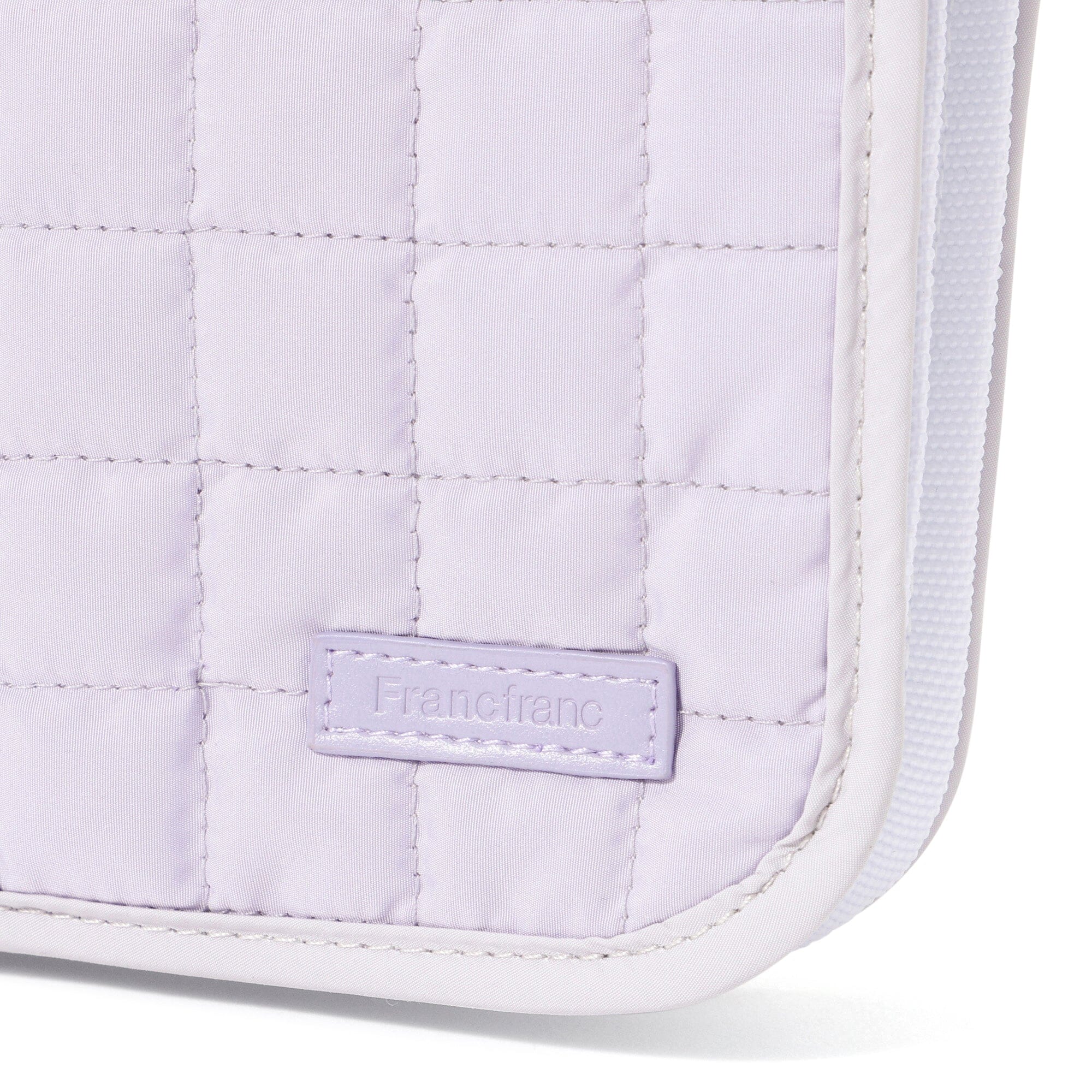 Pop Stitch Quilt Hanging Pouch Medium Light Purple
