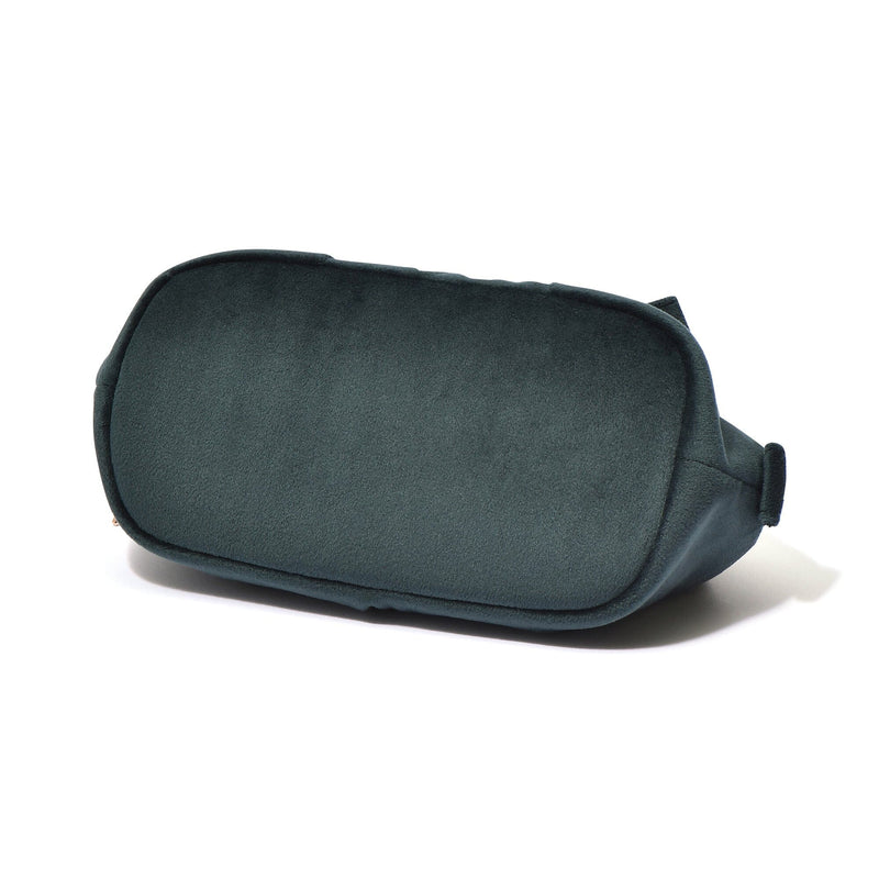 Velour Ribbon Wire Pouch Green