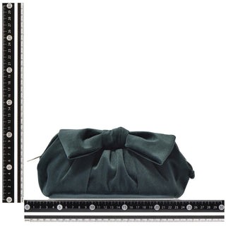 Velour Ribbon Wire Pouch Green