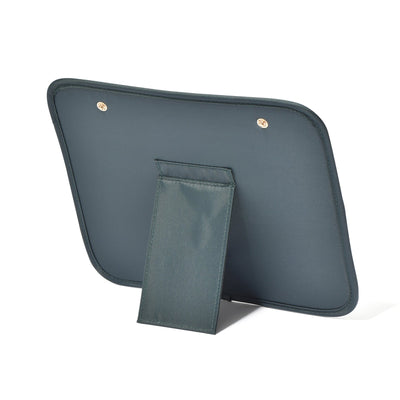 Velour Ribbon Makeup Bag Green