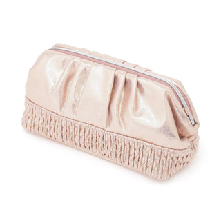 Shiny Foil Wire Pouch Pink
