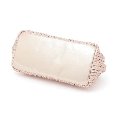 Shiny Foil Wire Pouch Pink