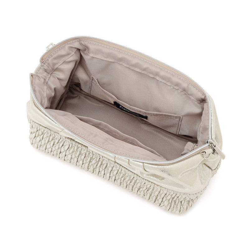 Shiny Foil Wire Pouch Silver