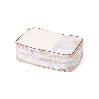 Modern Palette Compression Organizer Small Brown x Pink