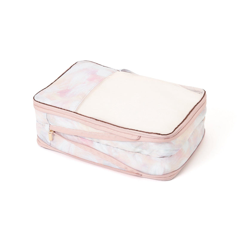 Modern Palette Compression Organizer Medium Brown x Pink