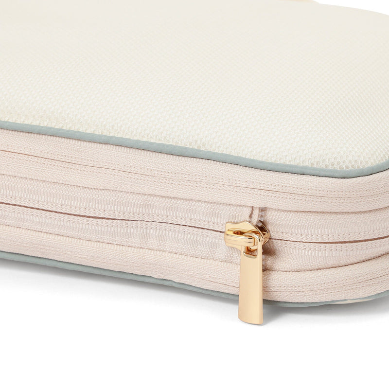 Bicolor  Compression Organizer Size Small Ivory
