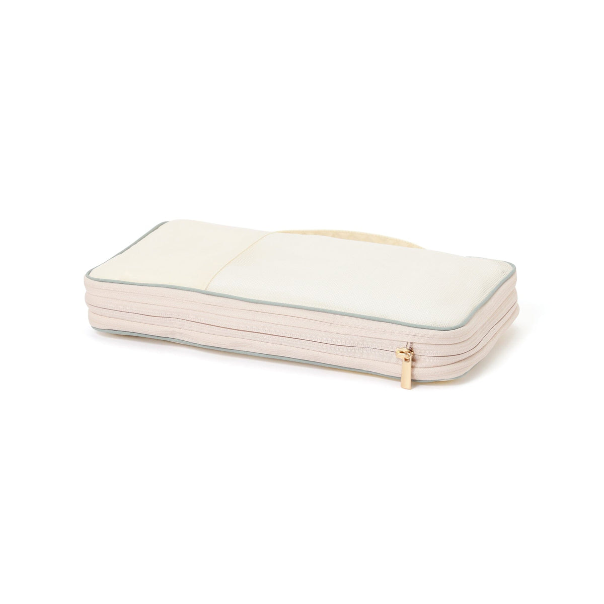 Bicolor  Compression Organizer Size Small Ivory