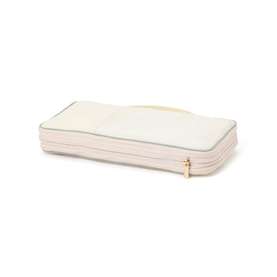 Bicolor  Compression Organizer Size Small Ivory