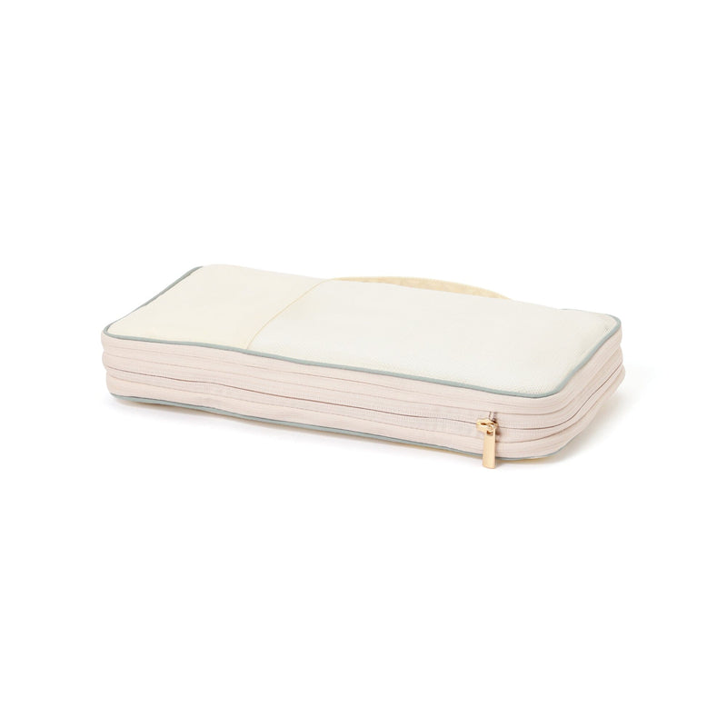 Bicolor  Compression Organizer Size Small Ivory