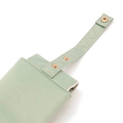 Bicolor  Hair Iron Case Mint x Ivory