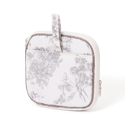 Classic Flower Sanit Compression Pouch Light Pink