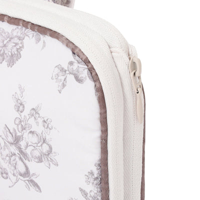 Classic Flower Sanit Compression Pouch Light Pink