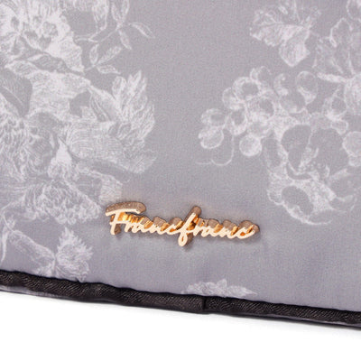 Classic Flower Sanit Compression Pouch Dark Gray