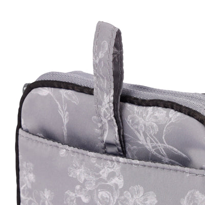 Classic Flower Sanit Compression Pouch Dark Gray