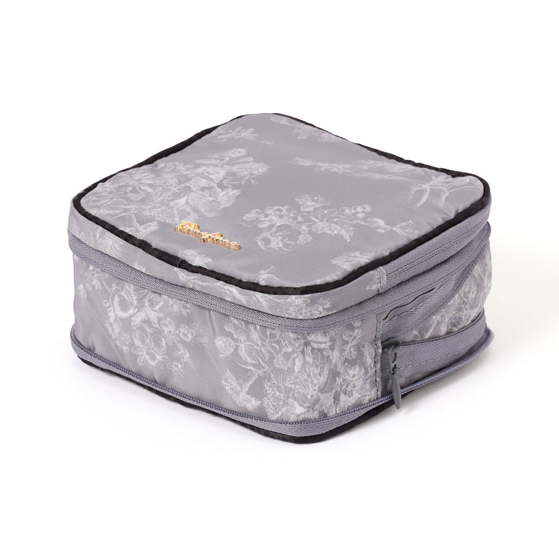 Classic Flower Sanit Compression Pouch Dark Gray