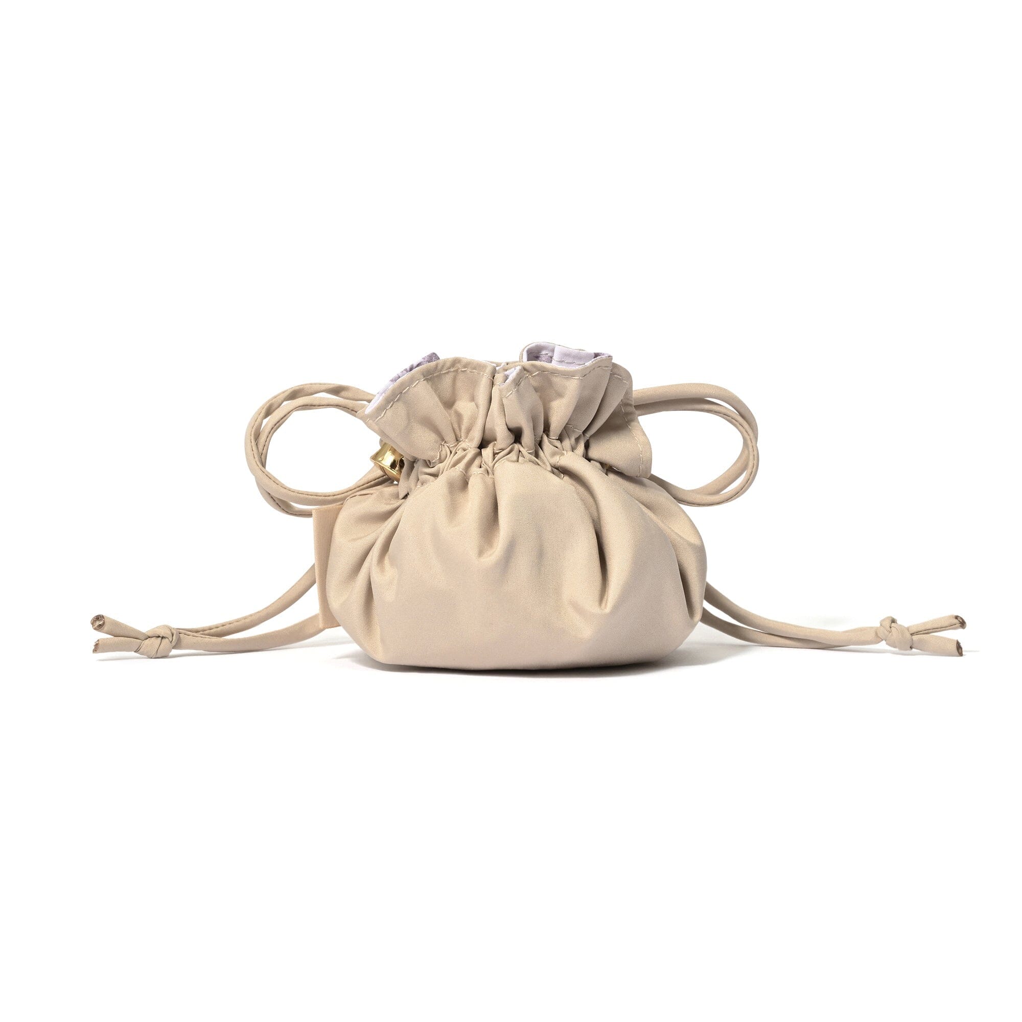Accessory Drawstring Pouch Classic Flower Design  Pink