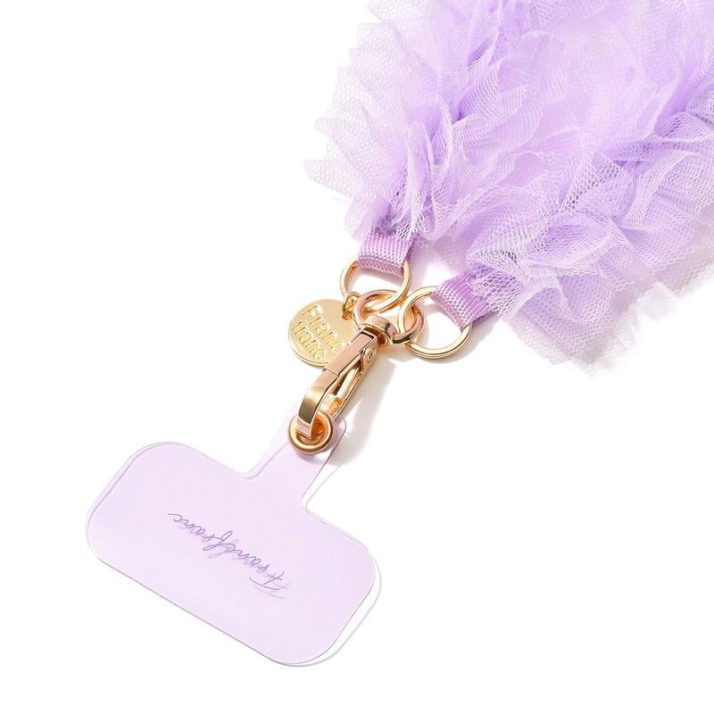 Smartphone strap tulle purple