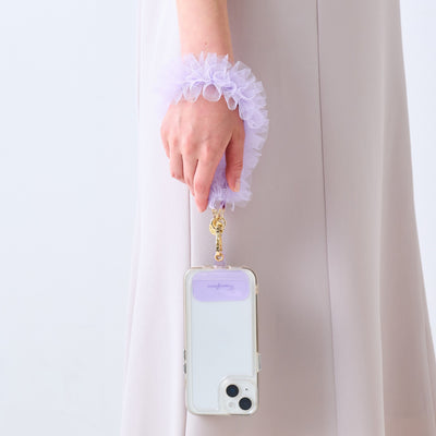 Smartphone Hand Strap Tulle Purple