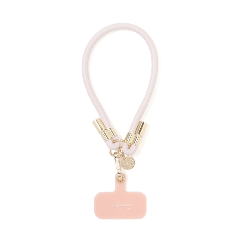 Smartphone hand strap simple pink