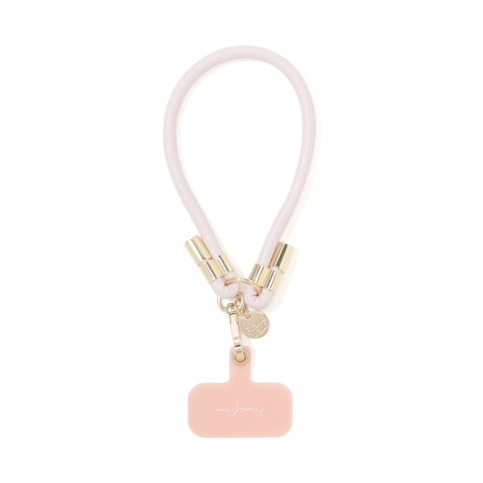 Smartphone hand strap simple pink