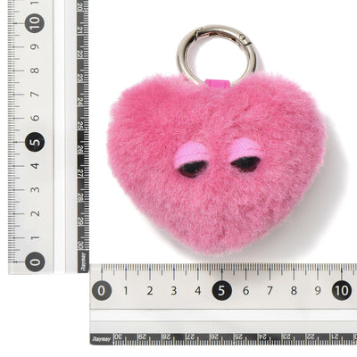 Monsters Heart Keychain Pink