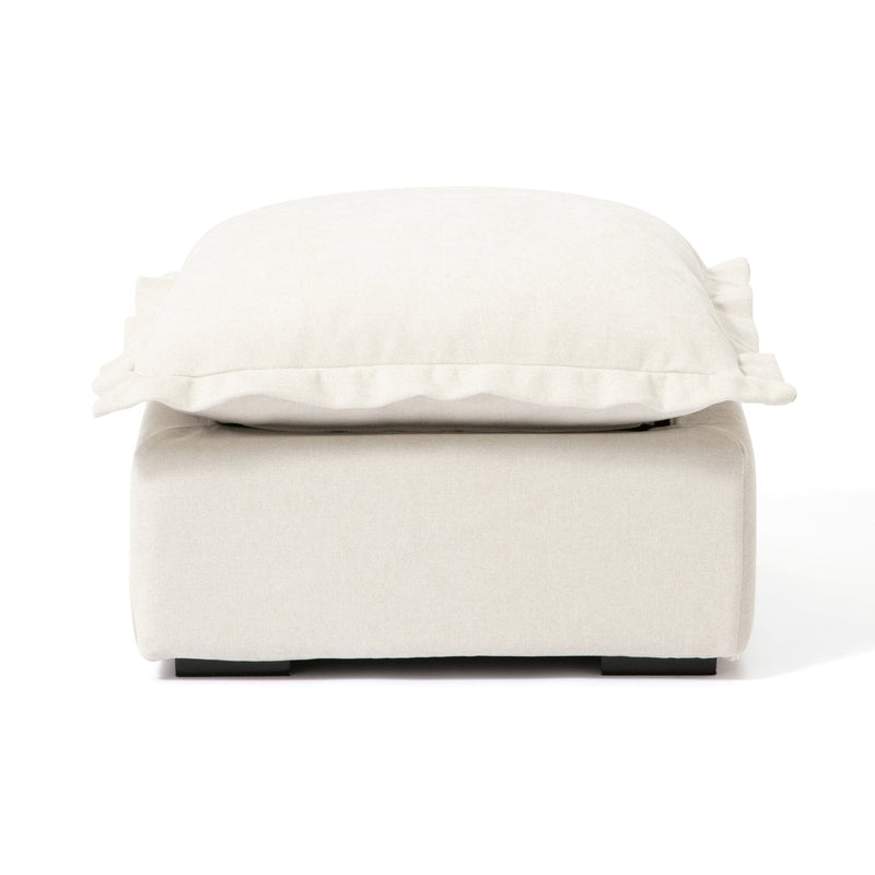 Lina Ottoman Ivory (W650×D650×H430)