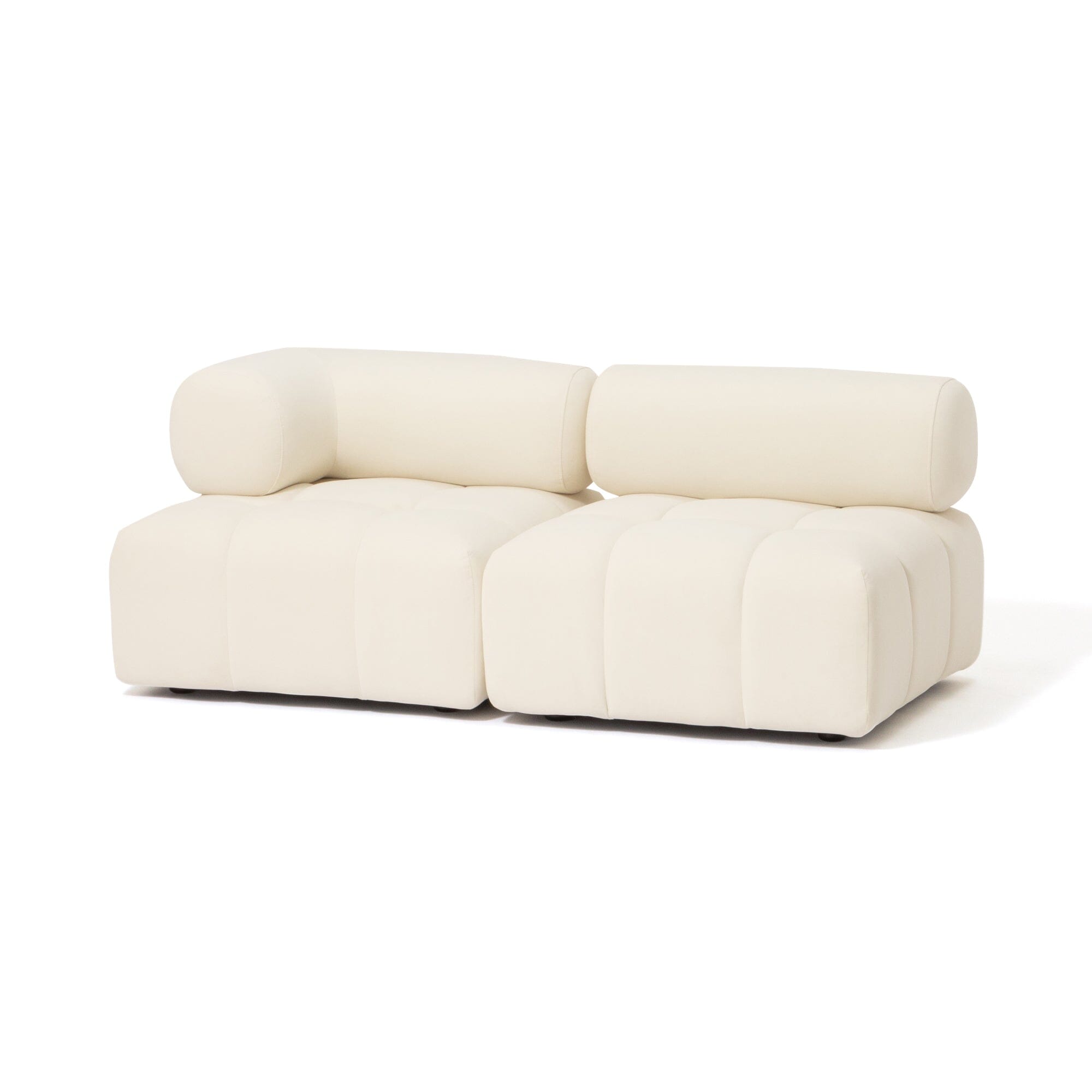 Puffy Sofa Arm R White W795×D795×H630