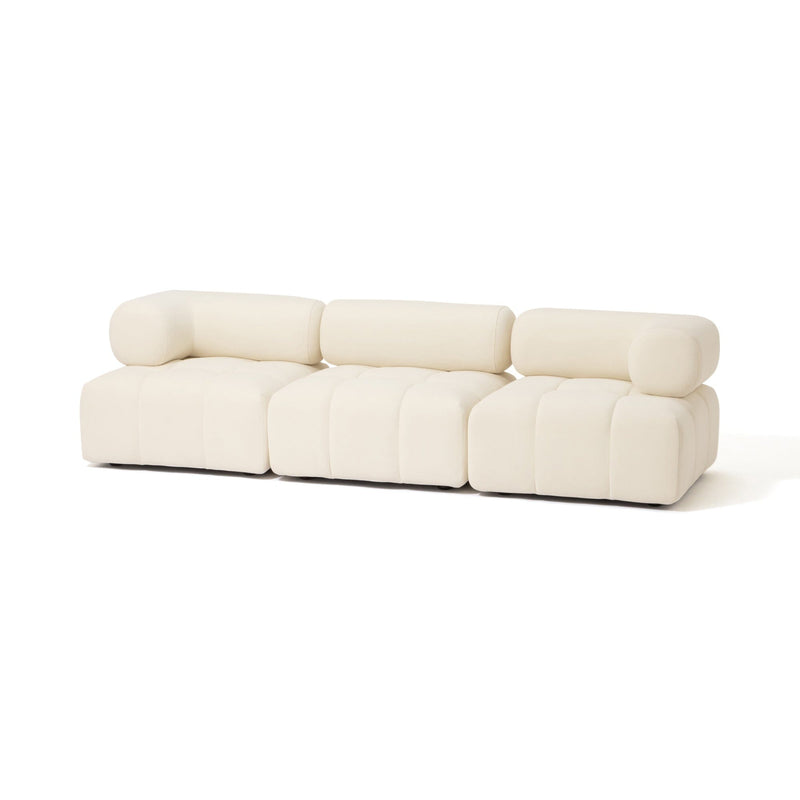 Puffy Sofa Arm R White W795×D795×H630
