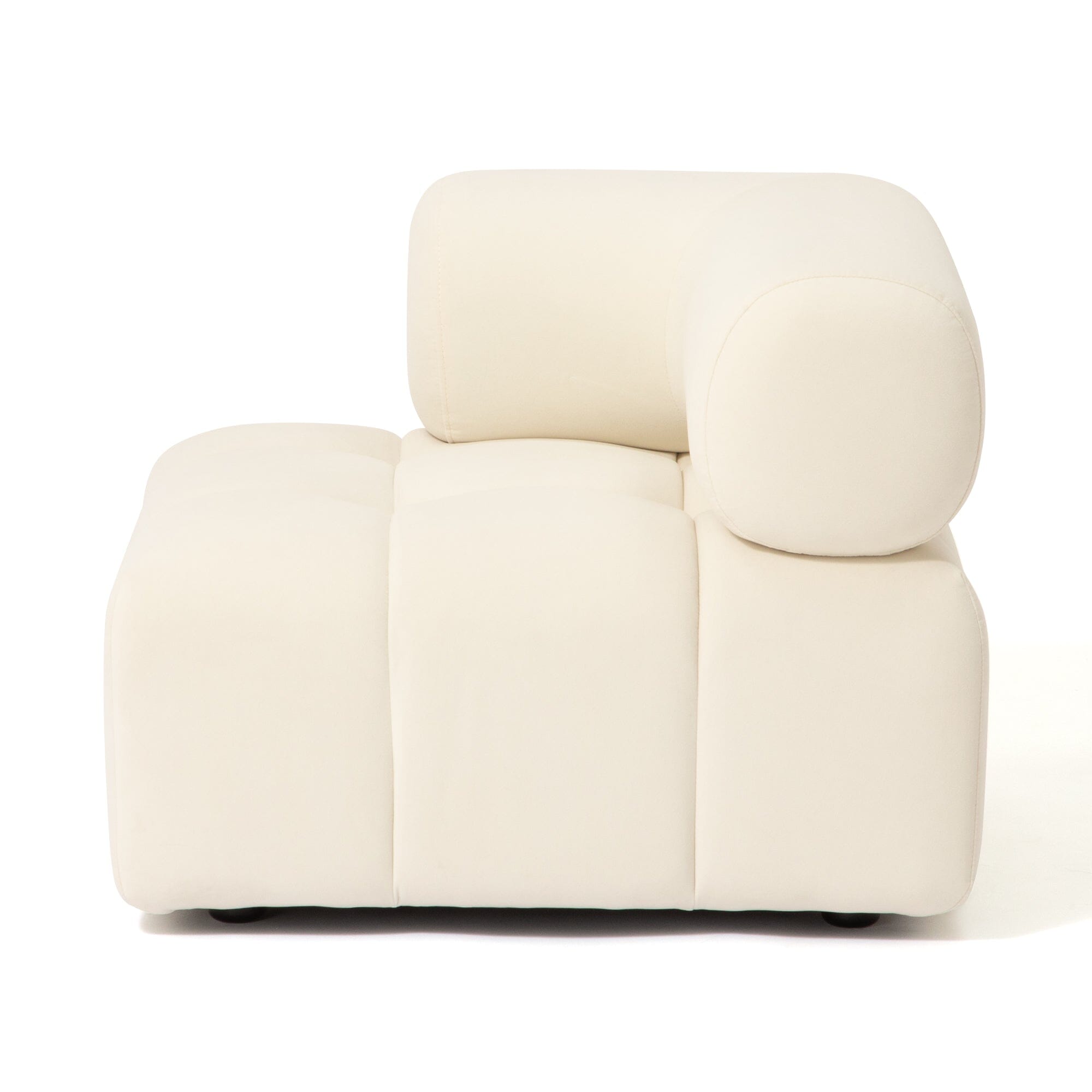 Puffy Sofa Arm R White W795×D795×H630