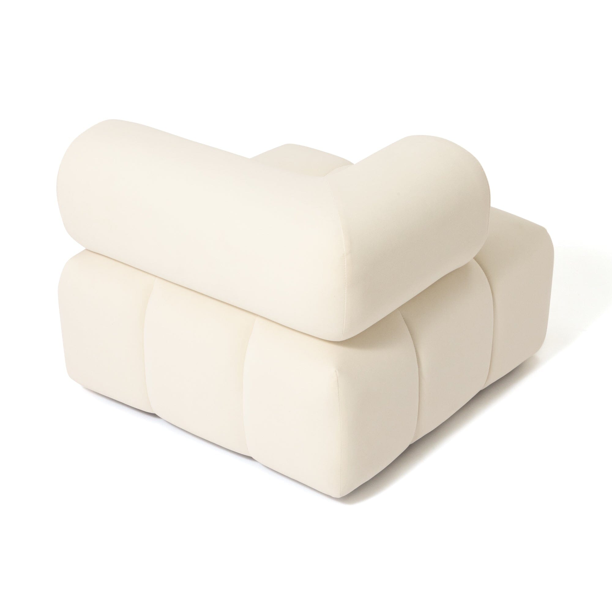 Puffy Sofa Arm R White W795×D795×H630