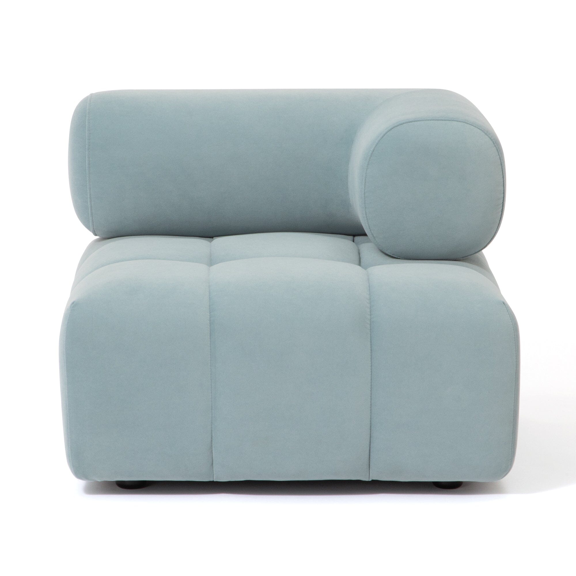 Puffy Sofa Arm L Blue W795×D795×H630