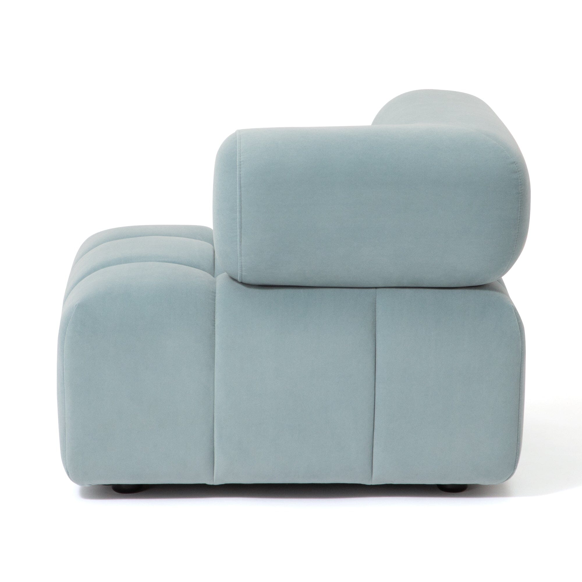 Puffy Sofa Arm L Blue W795×D795×H630