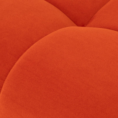 Puffy Sofa Armless Orange W795×D795×H630
