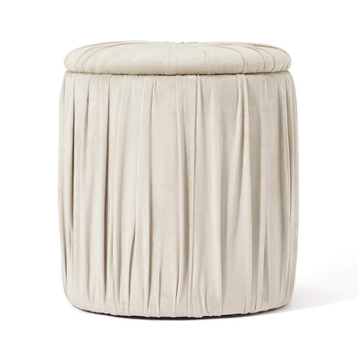 Plisse Stool Gray X Beige