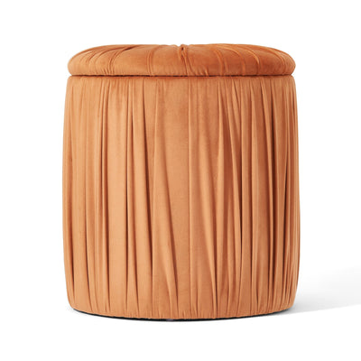 Plisse Stool Orange