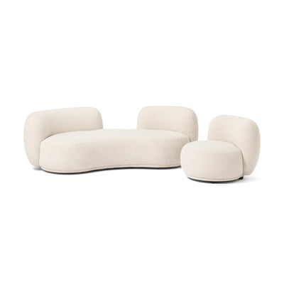 Bonheur Sofa 3 Seat White W2000×D950×H630