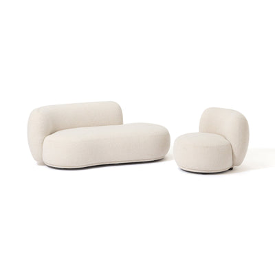 Bonheur Sofa 2 Seat White W1650×D860×H630