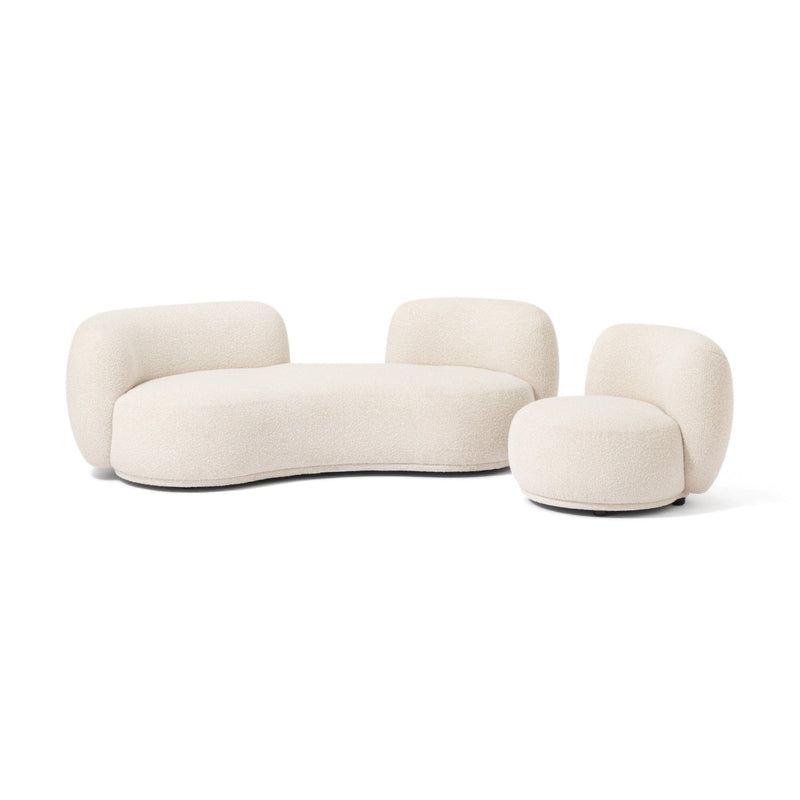 Bonheur Sofa 1Seat White W710×D800×H630