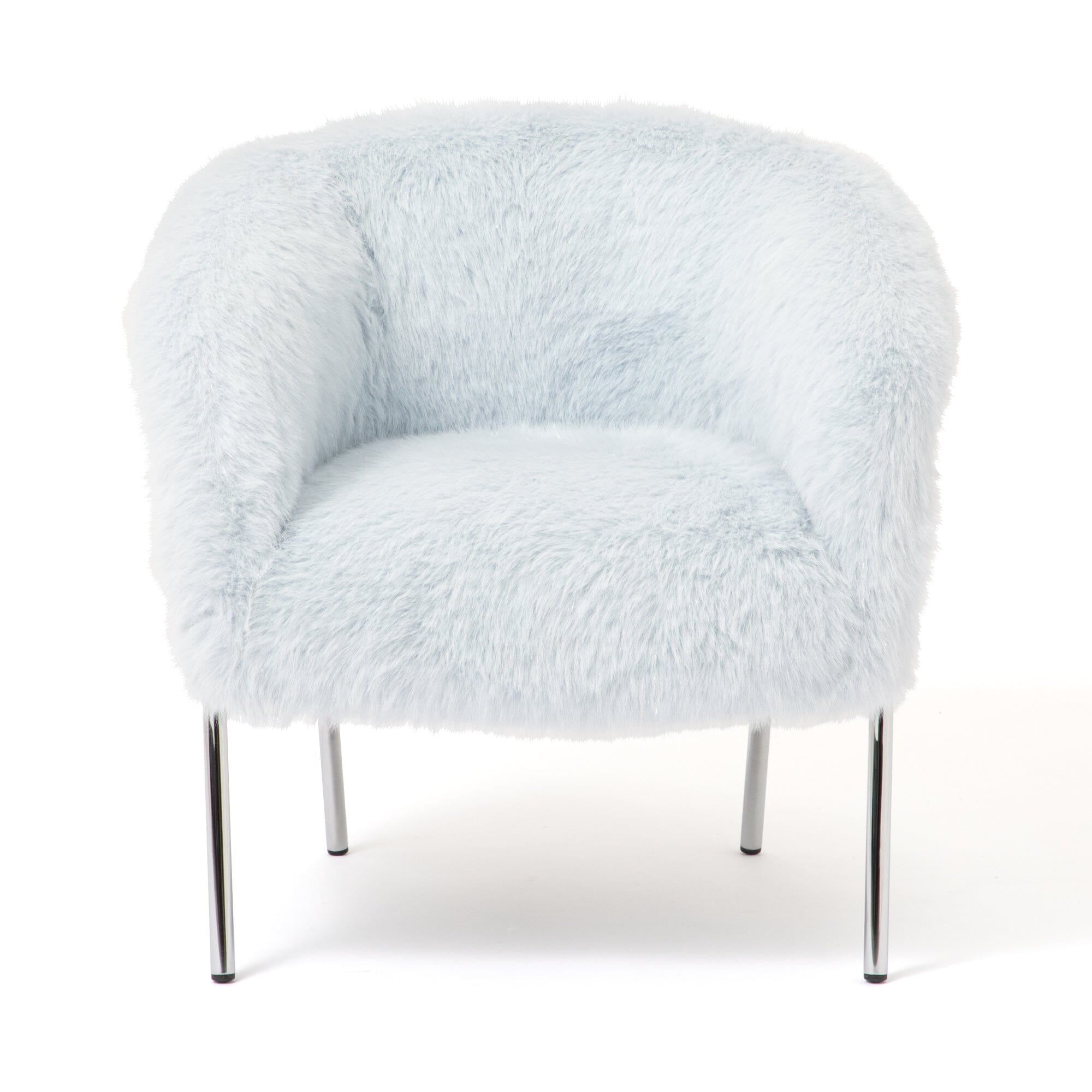 Pelucia Sofa Light Blue And Silver W720×D730×H730mm