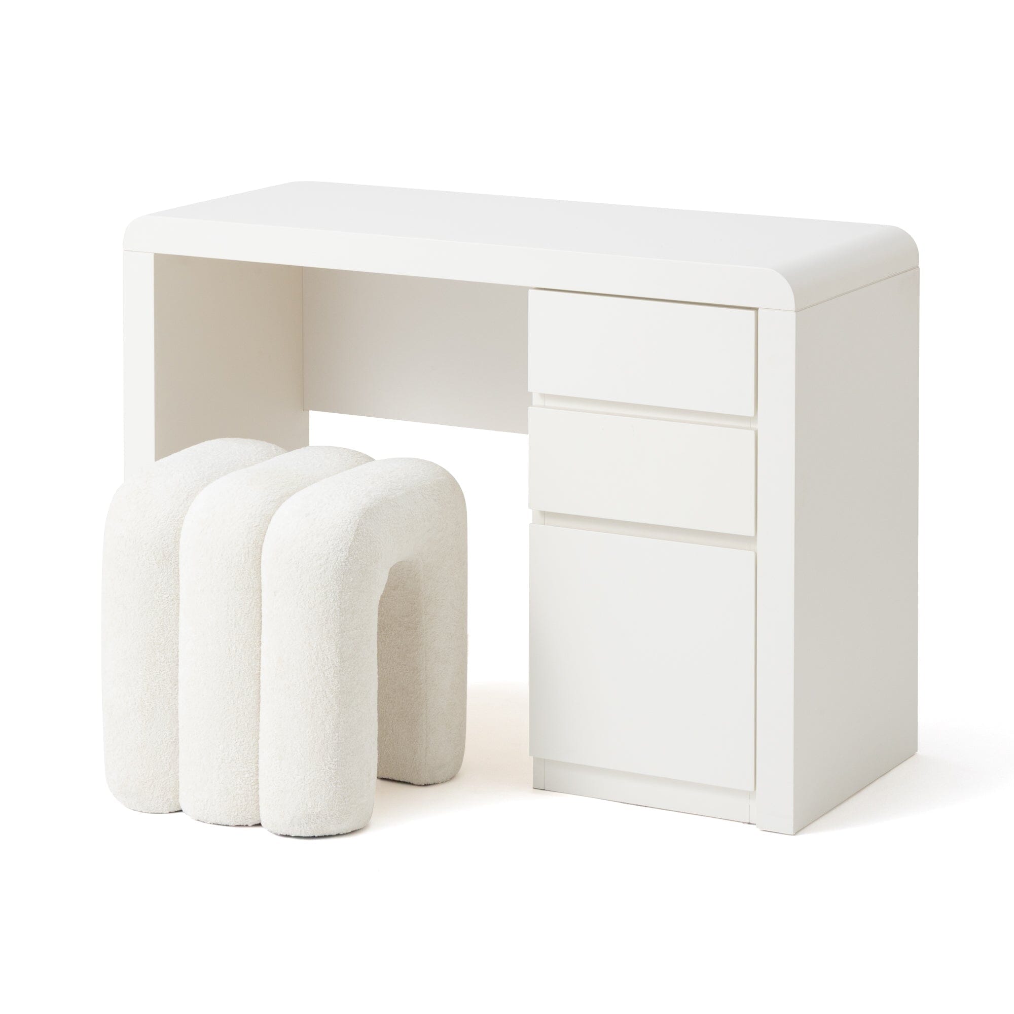 Marle Stool White