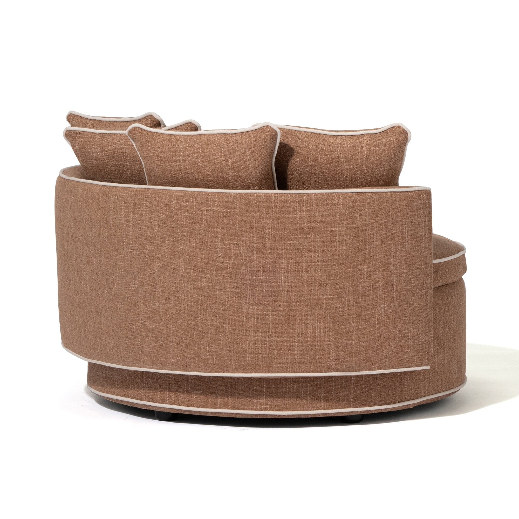 Nook Sofa Round Light Brown