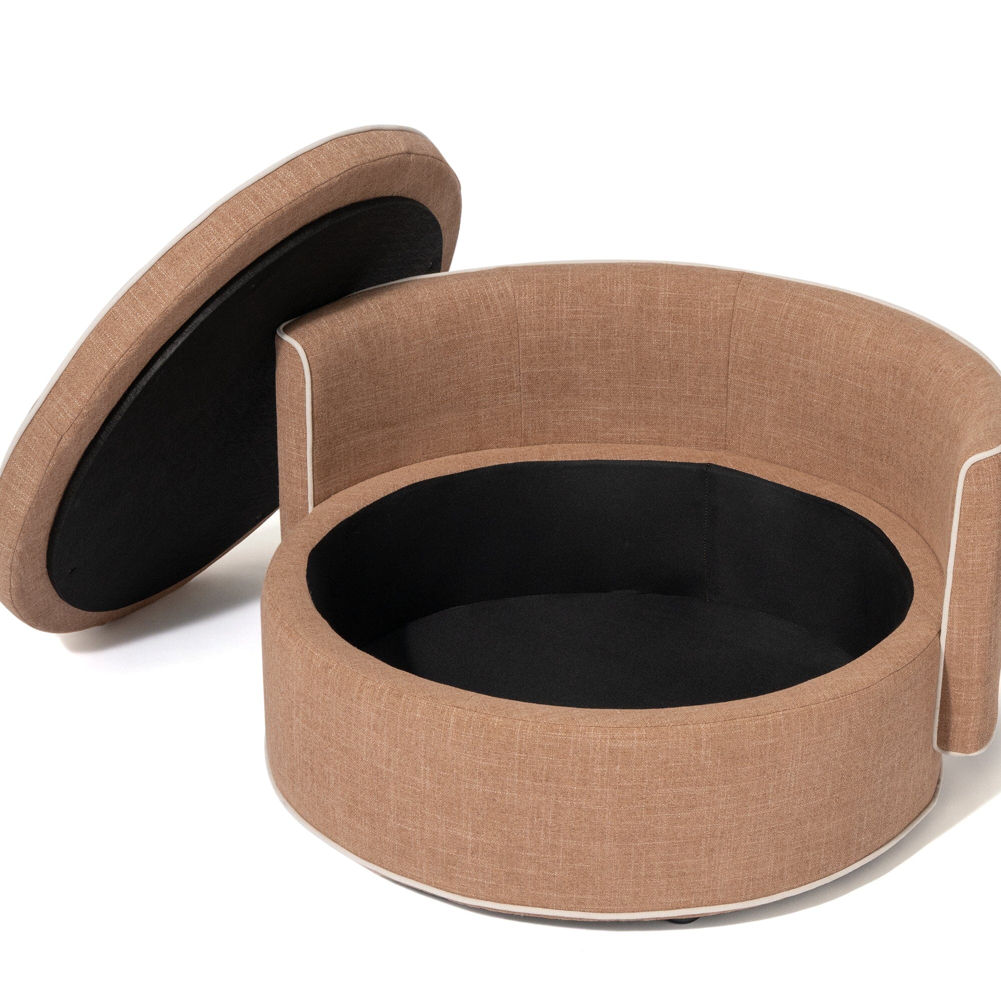 Nook Sofa Round Light Brown