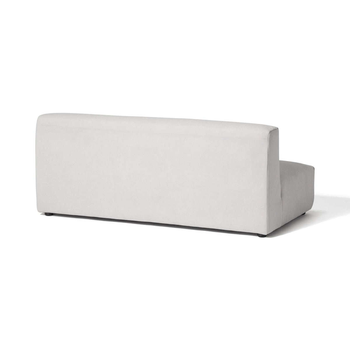Aurea Armless Sofa 2 Seater Light Gray