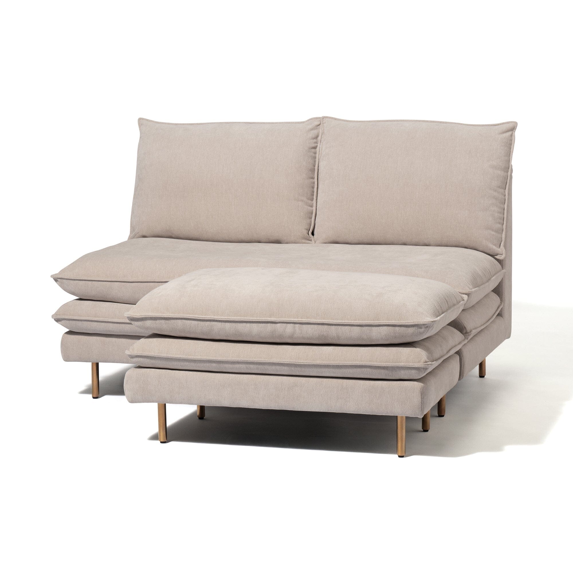 Restia Ottoman  Gray X Gold (W800)