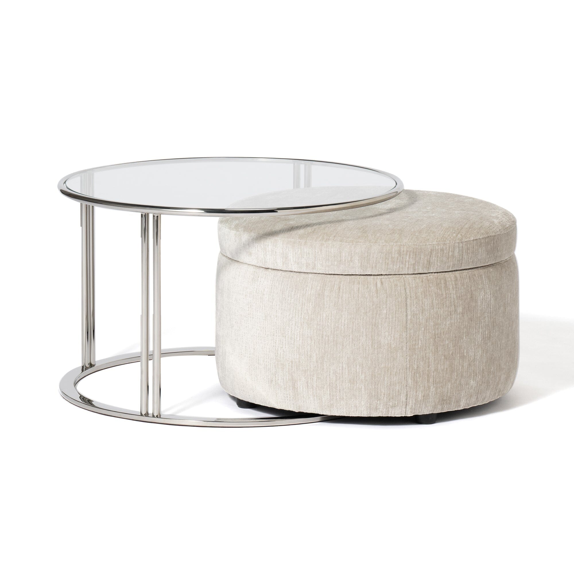 Verna Ottoman  Beige (W560)